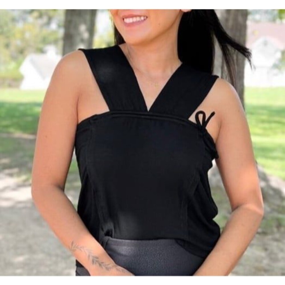 Pol top pol tank top BLACK tank cami boho chic adjustable BRAND NEW size small